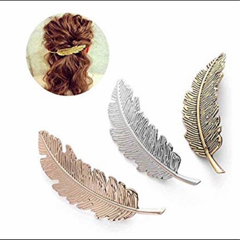 Feather Barrette